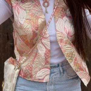 CHALECO FLORAL
