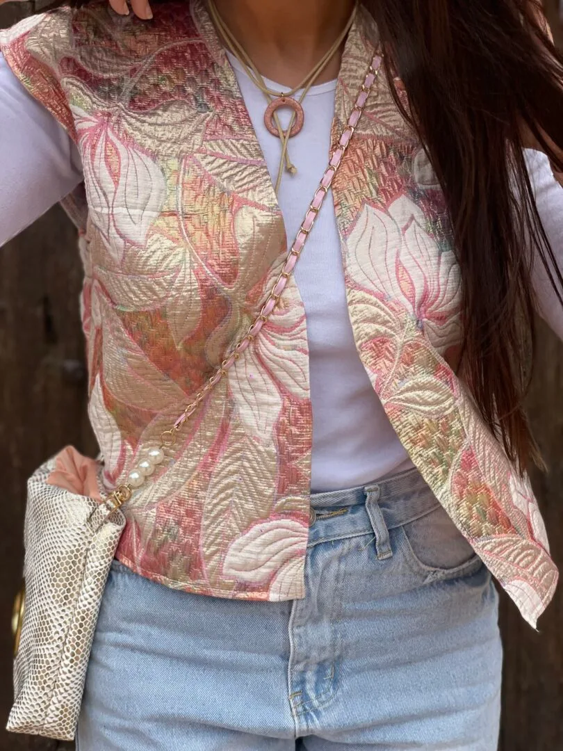 CHALECO FLORAL
