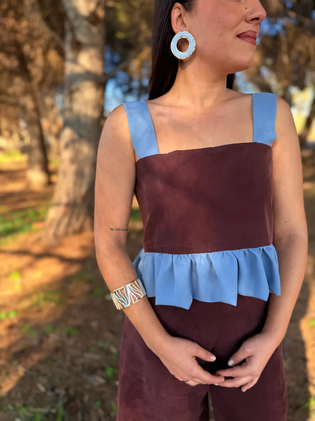 TOP TIRANTES AMAIA VOLANTE LAZADA OLLAOS